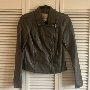 Distressed Leather Jacket